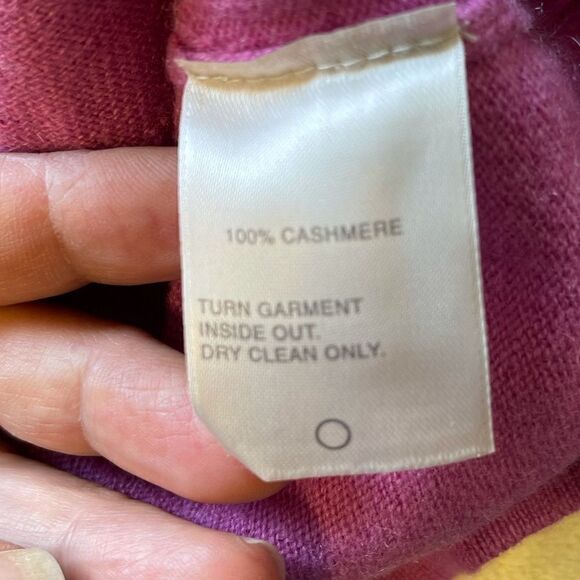 CLASSIQUES ENTIER 100% Cashmere Sweater Size L P - Picture 7 of 8